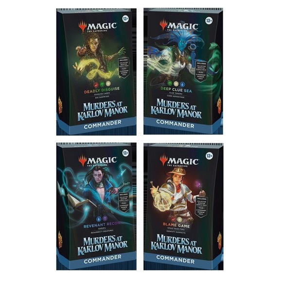 Magic: The Gathering - Murders at Karlov Manor Commander Deck - Deadly Magic: The Gathering - Murders at Karlov Manor Commander Deck - Deadly