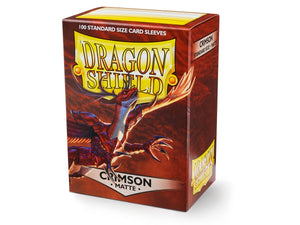 Dragon Shield 100ct Box Deck Protector Matte Crimson MKLKBINOA2 |0|