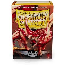 Dragon Shield 100CT Box Matte Ruby MKR3XBIW4W |0|