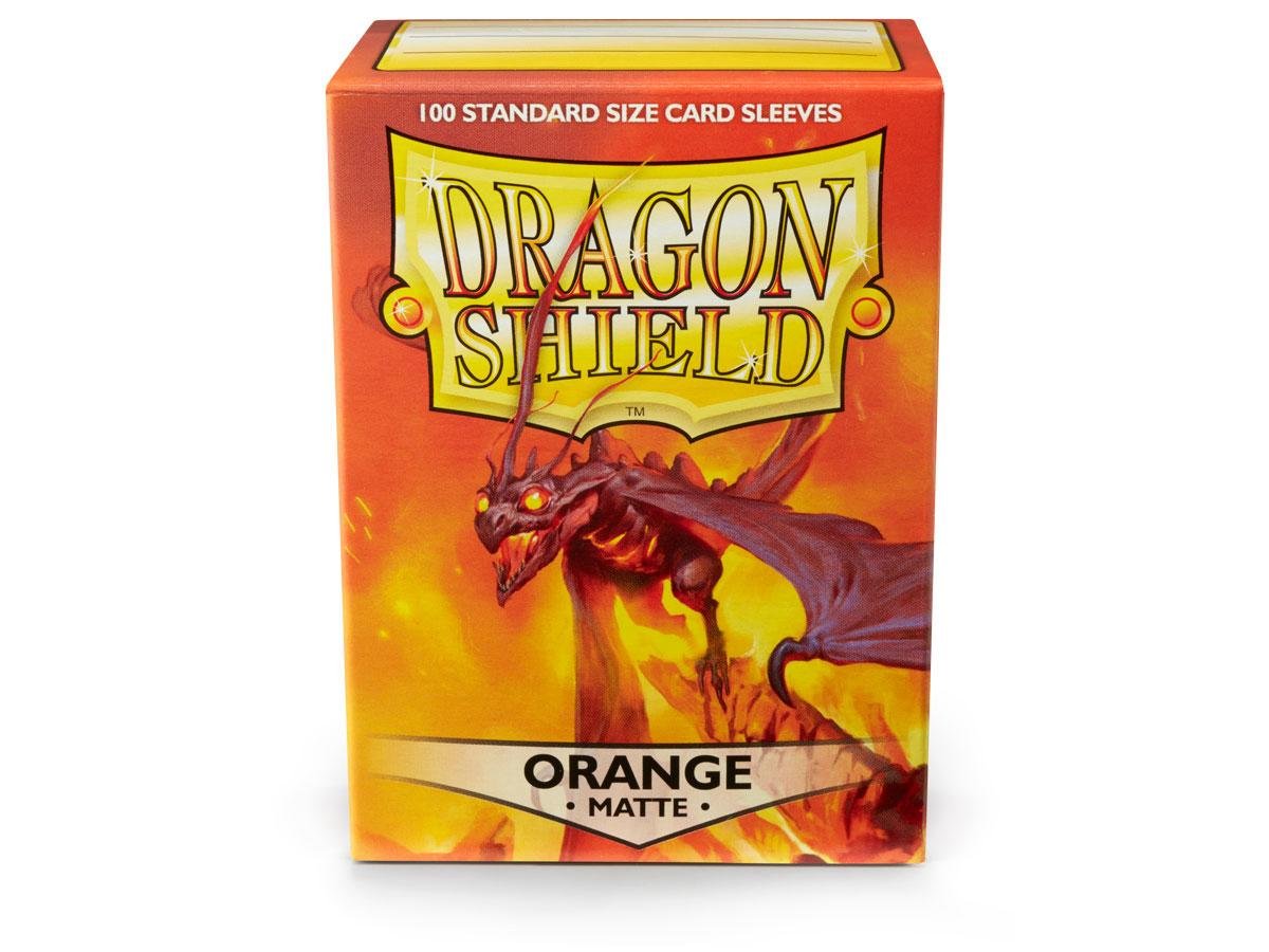 Dragon Shield 100ct Box Deck Protector Matte Orange MKA9W096MH |0|