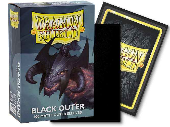 outer card sleeves Dragon Shield Sleeves: Clear Matte 100ct. (TCG) J2Games Embossed rough surface makes sliding smooth and card shuffling easy Dragon Shield Outer Sleeve Matte