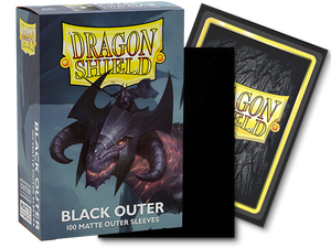 Dragon Shield Sleeves - 100ct Outer Sleeves - Matte Black MKEGKKXPXL |0|
