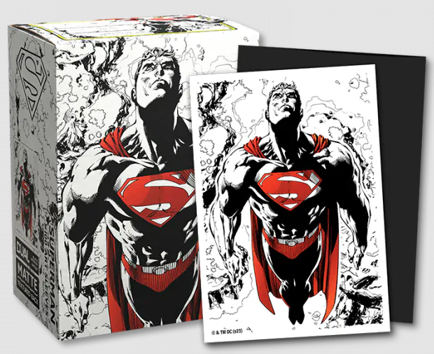 Dragon Shield Sleeves - 100ct Box Matte Dual Art - Superman (Red/White) MK3CGJ49FR |0|