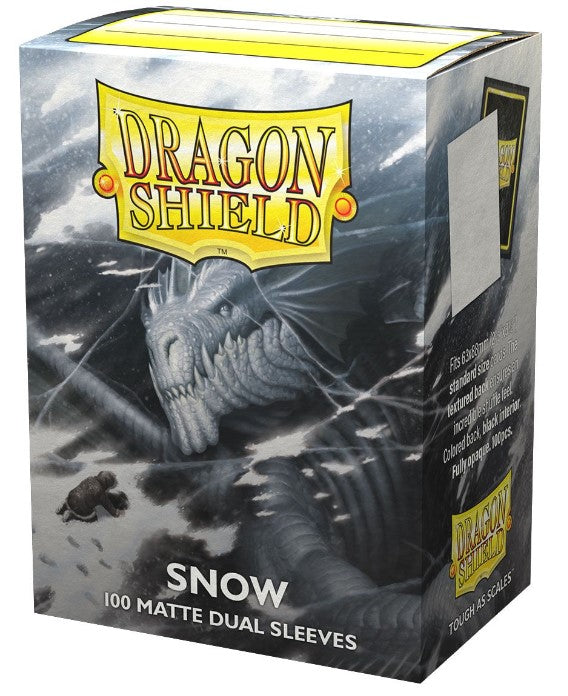 Dragon Shield 100-Count Box Dual Matte Snow MKHPMYMC3S |0|