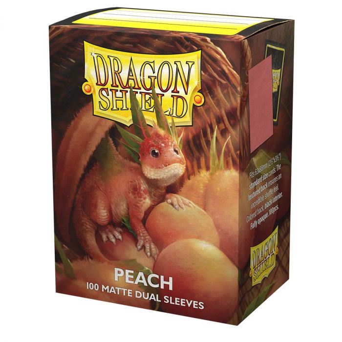 Dragon Shield 100 Count Box Dual Matte Peach Piip MKA2A9L6EM |0|