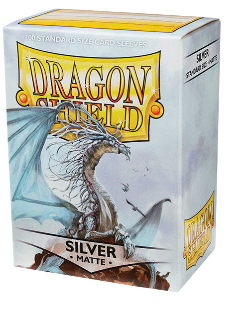 Dragon Shield 100ct Box Deck Protector Matte Silver MK9TF4FR0Z |0|