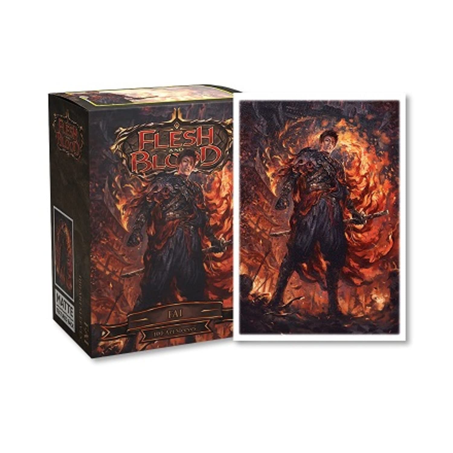 Dragon Shield Matte Art Sleeves - Flesh and Blood - Fai Dragon Shield Matte Art Sleeves - Flesh and Blood - Fai