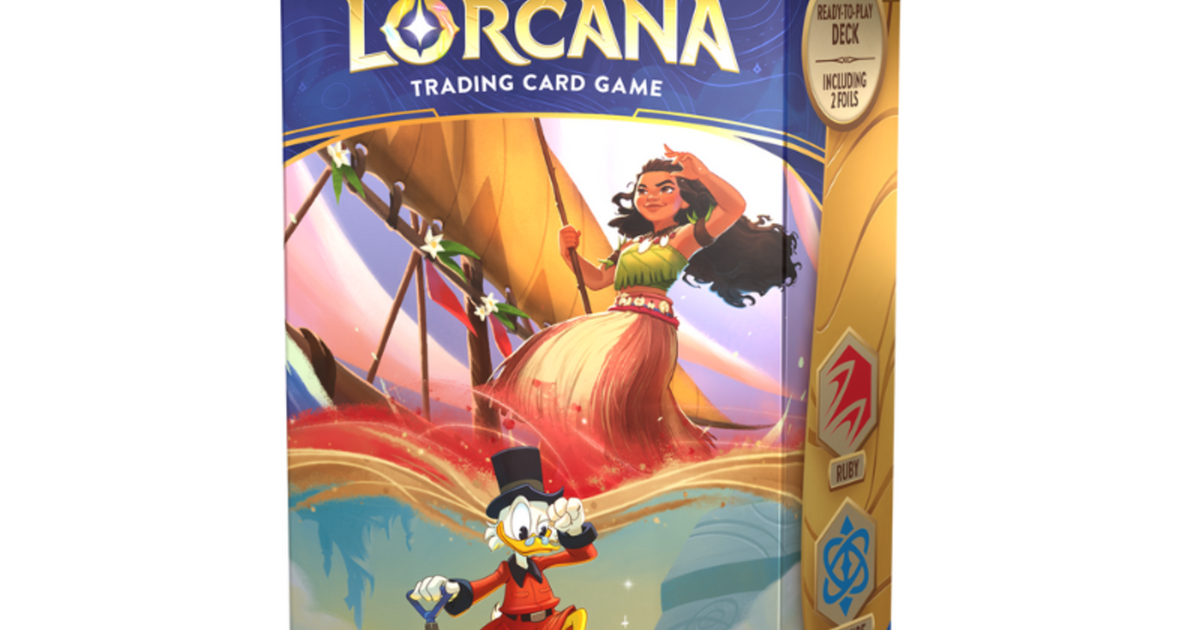 Disney Lorcana TCG: Into the Inklands Starter Deck Ruby & Sapphire (Mo Disney Lorcana TCG: Into the Inklands Starter Deck Ruby & Sapphire (Mo