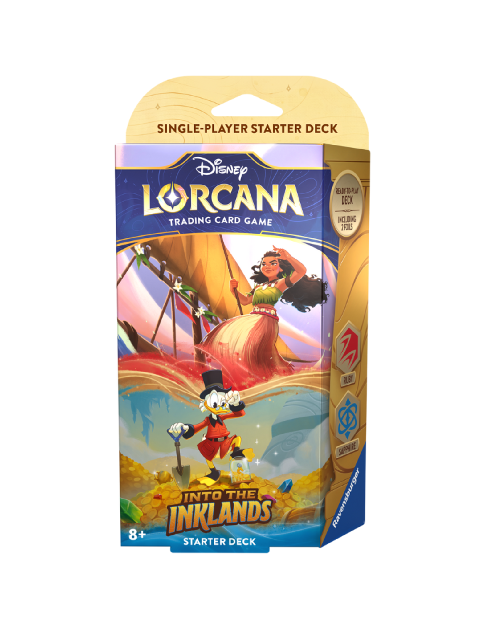 Disney Lorcana: Into the Inklands Starter Deck Sapphire & Ruby Disney Lorcana: Into the Inklands Starter Deck Sapphire & Ruby