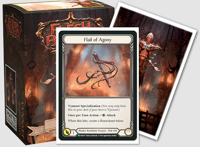 flesh and blood card size Dragon Shield Art Sleeves Flesh & BLOOD: Vynnset