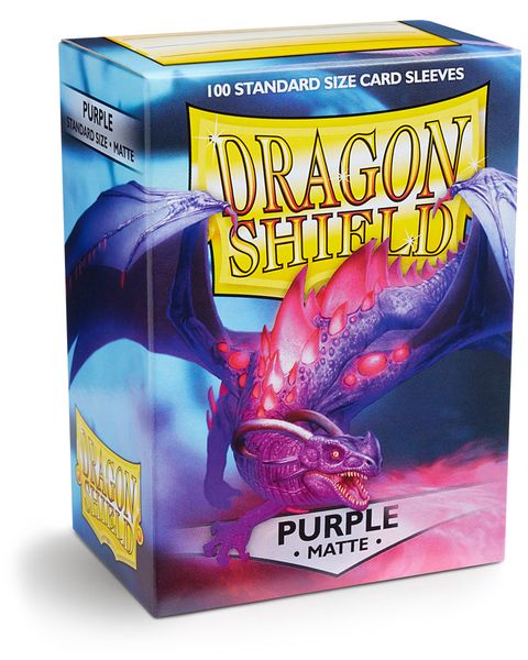 Dragon Shield 100ct Box Deck Protector Matte Purple MK0UGS6AYG |0|