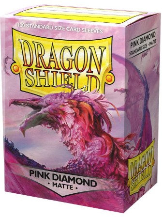 Dragon Shield Matte Sleeves (Pink Diamond) Dragon Shield Matte Sleeves (Pink Diamond)