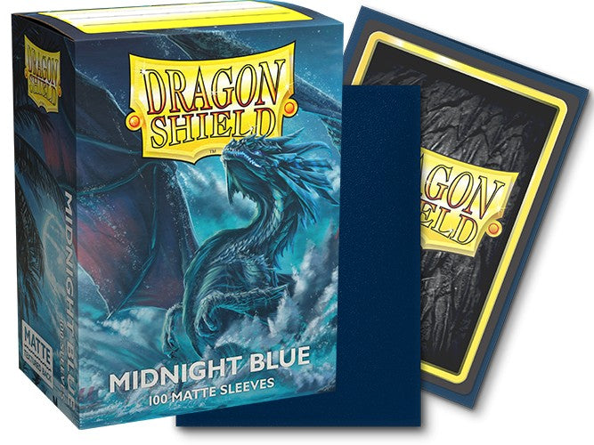 Dragon Shield 100ct Box - Midnight Blue Matte Sleeves MKQ2WR5C0U |0|