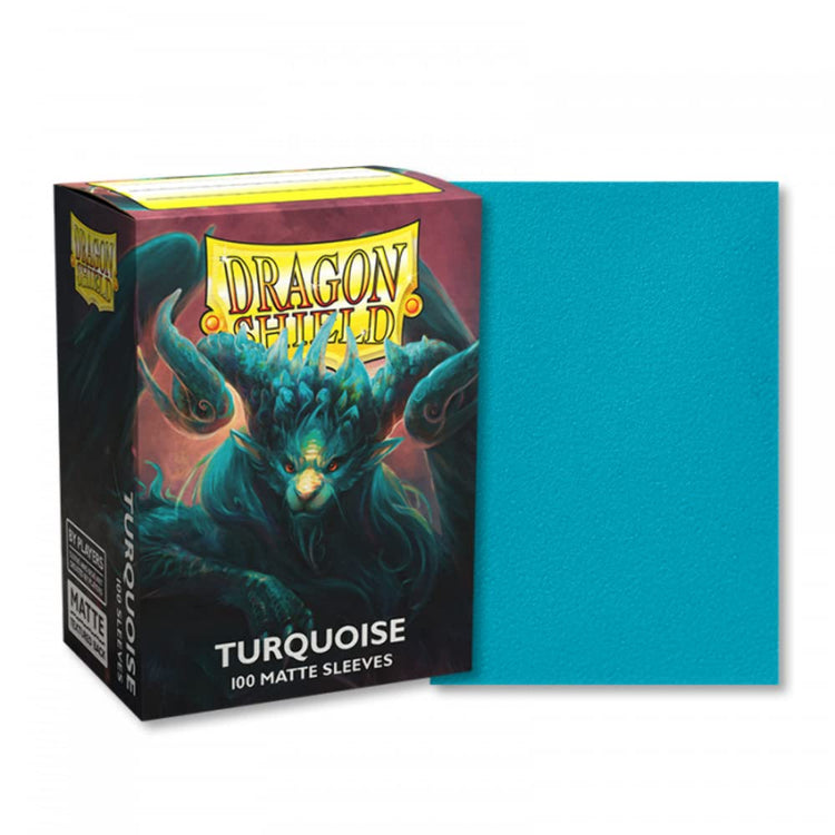 Dragon Shield Matte Sleeves (Turquoise)