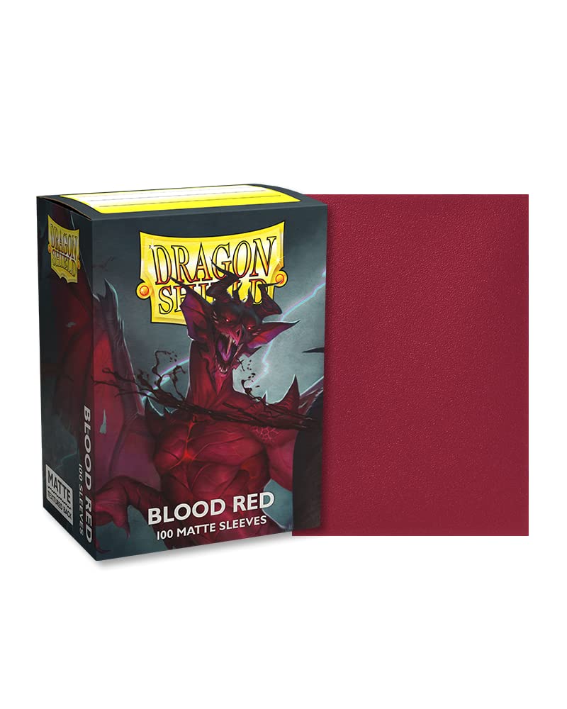 Dragon Shield 100CT Box Matte Blood Red MK2P3J4Y5S |67953|