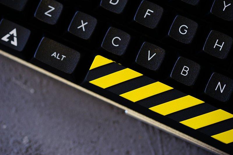 Warning Open Key Hot Keys Project HKP Caution Bar Warning Spacebar Artisan Keycap