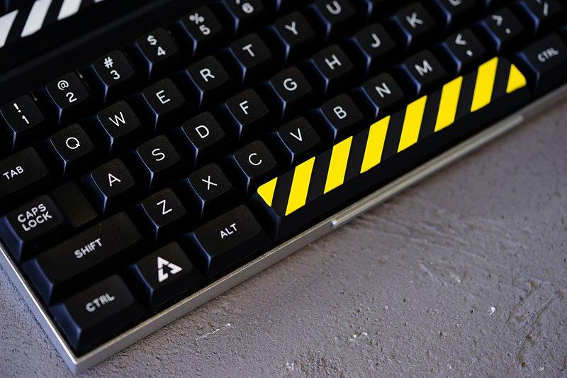 Warning Open Key Hot Keys Project HKP Caution Bar Warning Spacebar Artisan Keycap