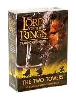 Lord Of The Rings Card Game Theme Starter Deck Two Towers Aragorn MKSUSZMY1Q |0|