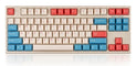 Leopold FC750RBT V2 Coral / Blue Bluetooth Mechanical Keyboard