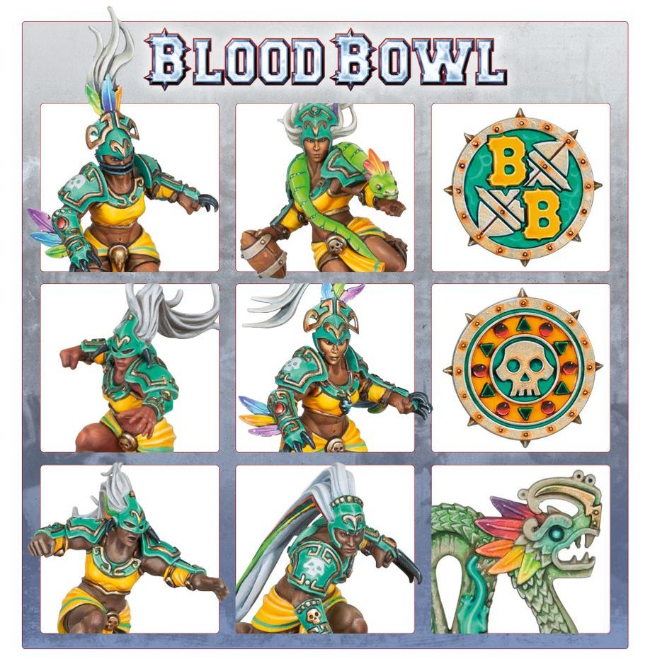 Blood Bowl: Kara Temple Harpies - Amazon Blood Bowl Team MKN663KGE7 |62184|