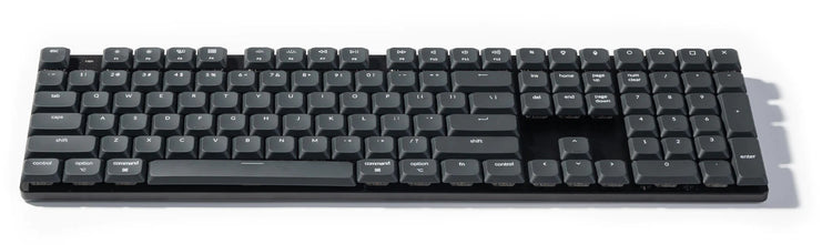 Keychron White on Black 135 Key Low Profile ABS Backlit MKARHZR5YI |62293|