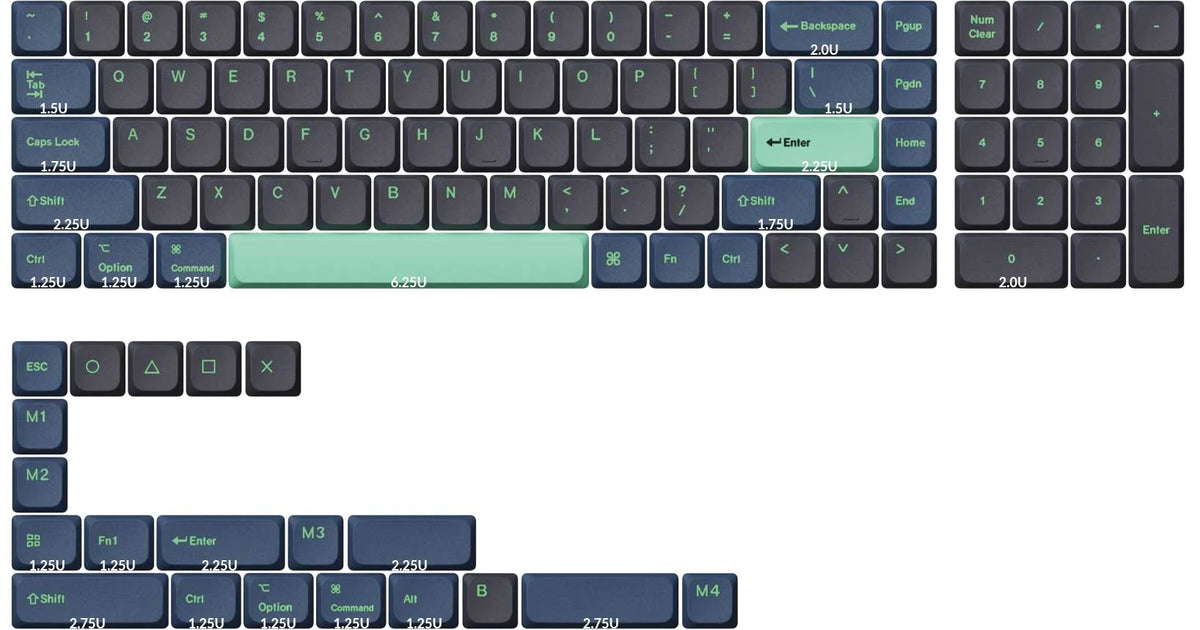 Keychron Hacker 133 Key LSA Profile PBT Dye Sub Keycap Set