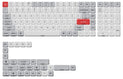 Keychron Light Grey / White 133 Key LSA Profile Dye Sub PBT Keycap Set