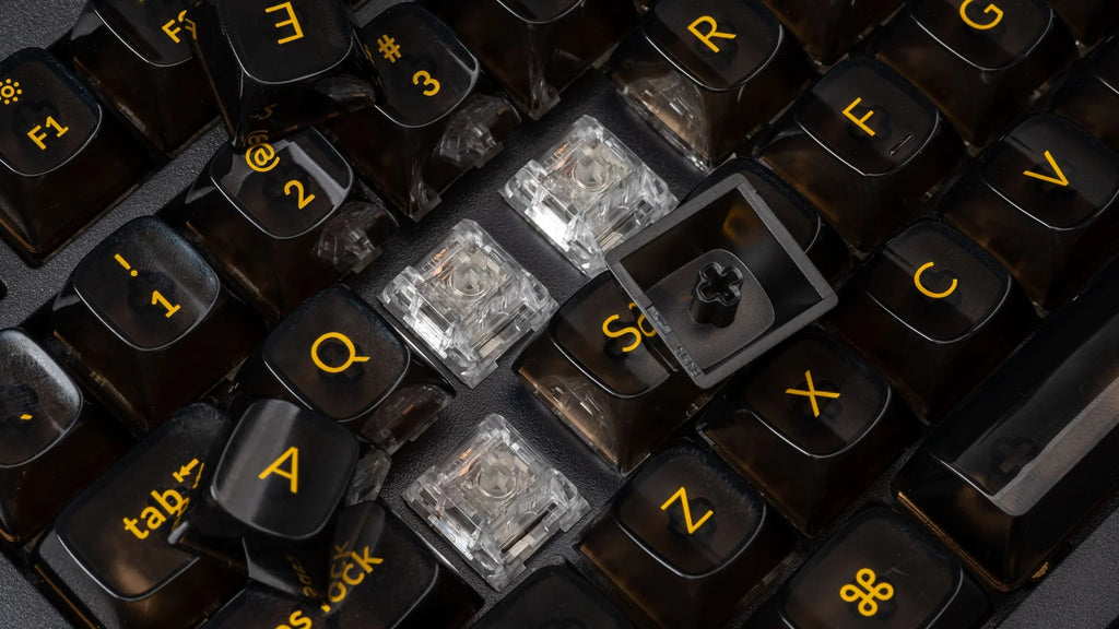 Keychron 138 Key Black Translucent OSA Profile ABS Keycap Set