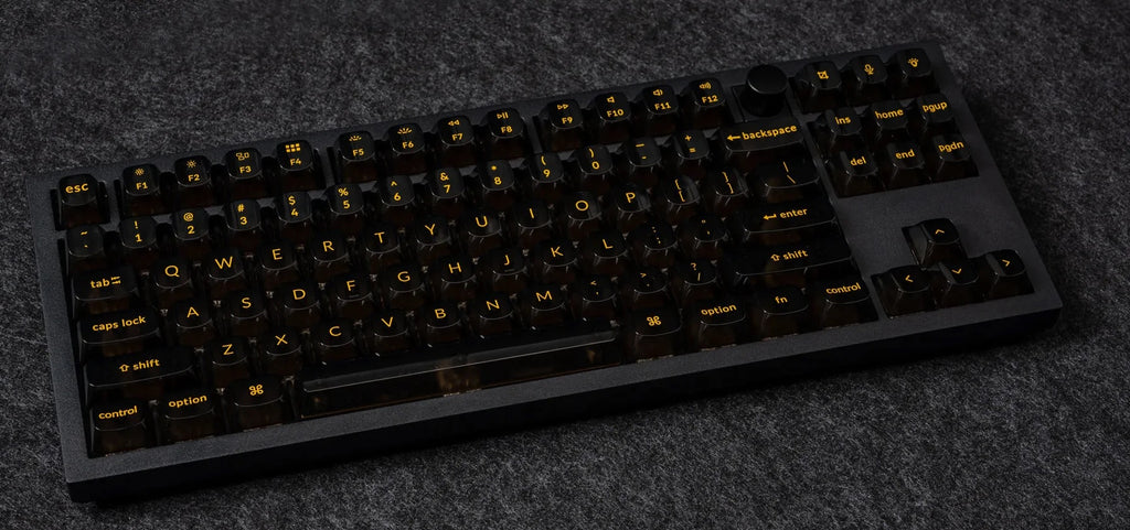 Keychron 138 Key Black Translucent OSA Profile ABS Keycap Set