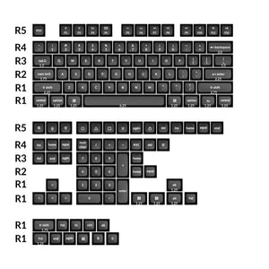 Keychron Dark Grey / Greyish Blue 140 Key KSA Profile Double Shot PBT MKLTYBBPR2 |63643|