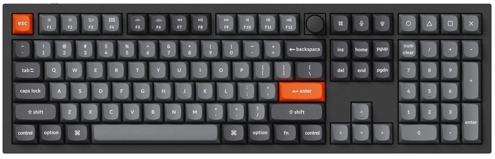 Keychron Grey 141 Key OSA Profile Double Shot PBT MKHDS7BHY9 |62570|