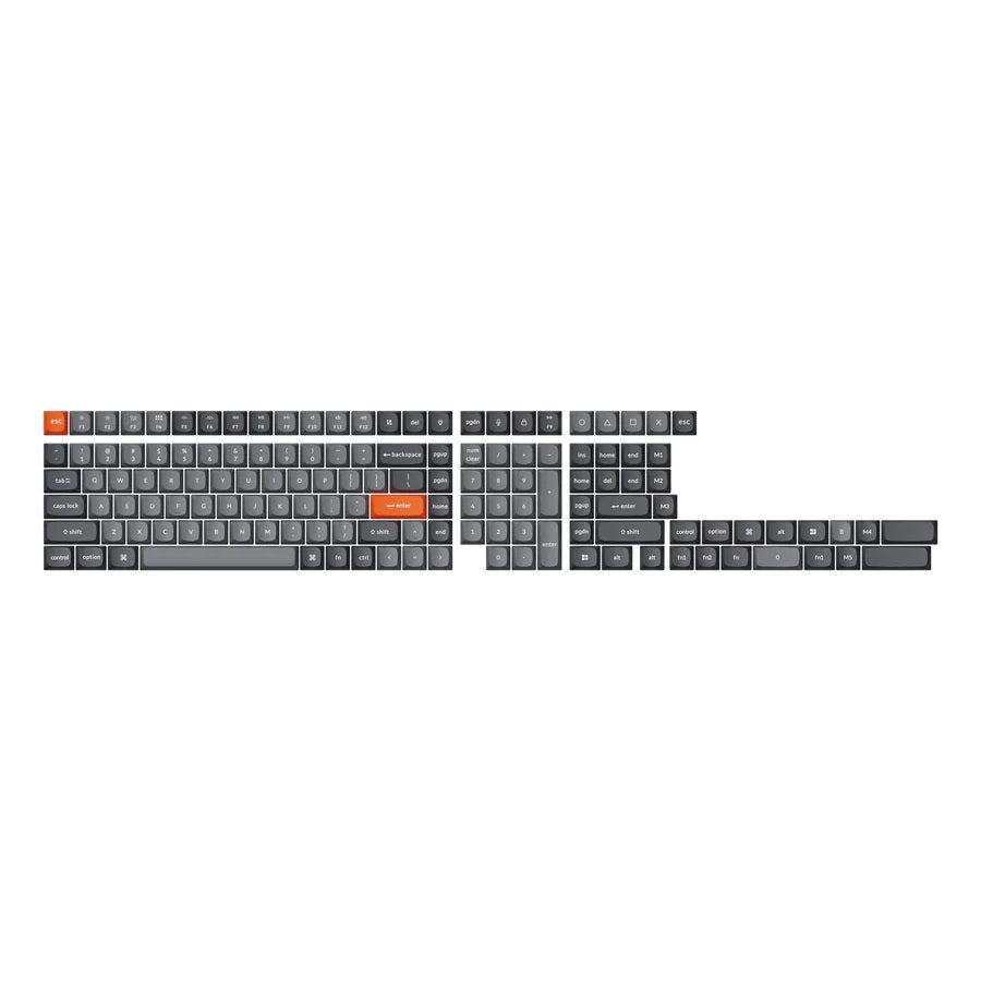 Keychron Grey 141 Key OSA Profile Double Shot PBT MKHDS7BHY9 |0|