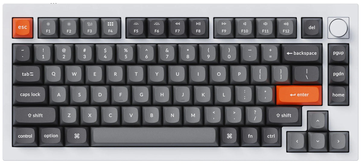 Keychron Grey 141 Key OSA Profile Double Shot PBT Keycap Set