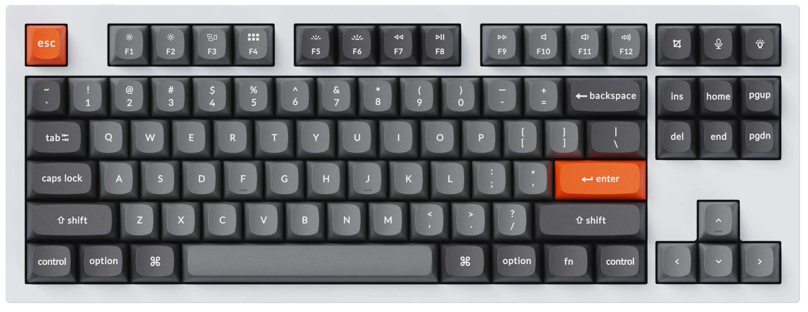 Keychron Grey 141 Key OSA Profile Double Shot PBT MKHDS7BHY9 |62568|