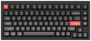 Keychron White on Black 141 Key OSA Profile Double Shot PBT MKS55KDFD1 |62599|