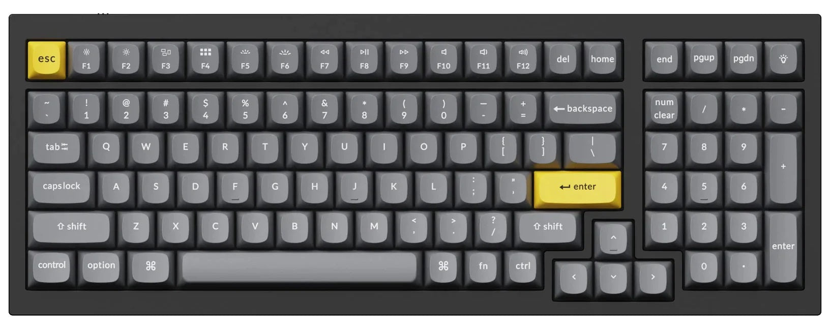 Keychron Dark Grey 141 Key OSA Profile Double Shot PBT MKXK7VQJ6U |62600|