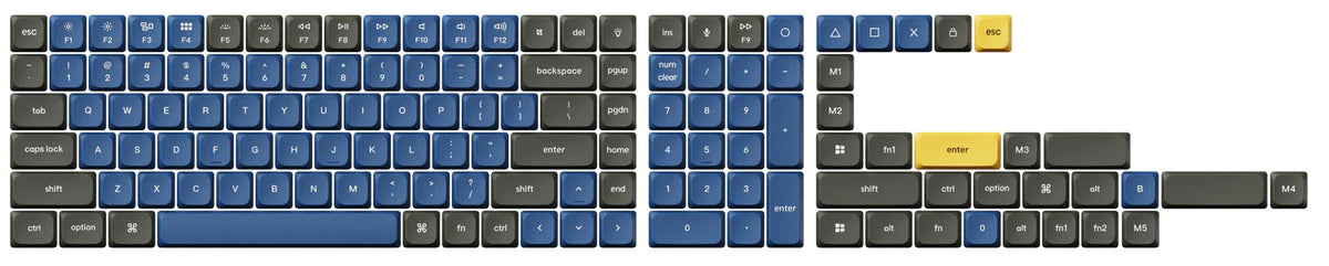 Keychron Royal 133 Key LSA Profile Double Shot PBT Keycap Set