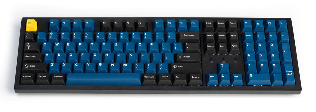 Keychron Blue / Black / Yellow 143 Key Cherry Profile Double Shot PBT