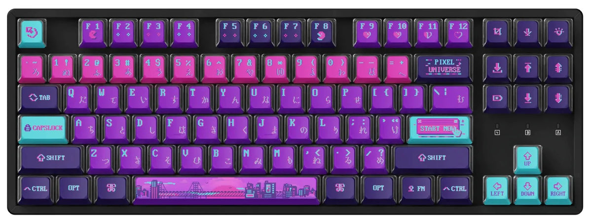 Keychron Pixel Universe 137 Key OEM Profile Dye Sub PBT Keycap Set