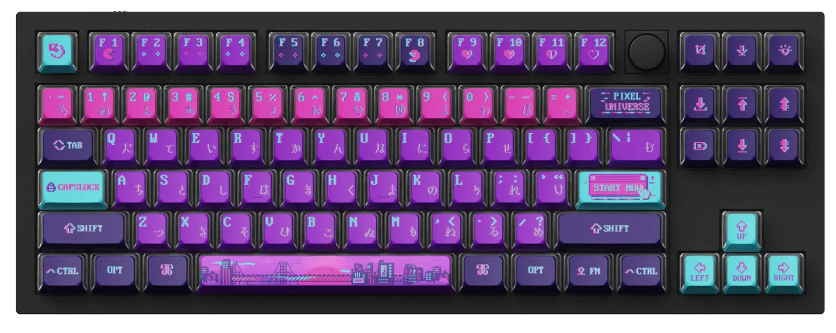 Keychron Pixel Universe 137 Key OEM Profile Dye Sub PBT MK0UW67FBG |62694|