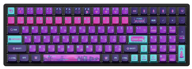 Keychron Pixel Universe 137 Key OEM Profile Dye Sub PBT MK0UW67FBG |62693|