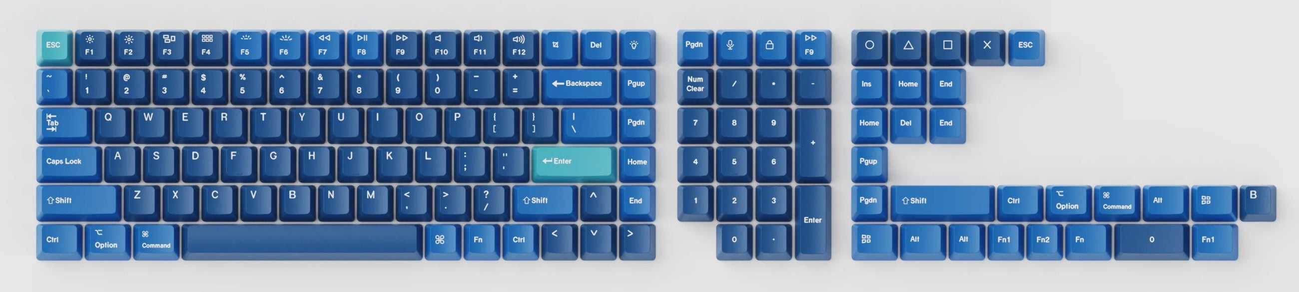 Keychron Ocean 133 Key OEM Profile Dye Sub PBT MK0O5T7R1Q |0|