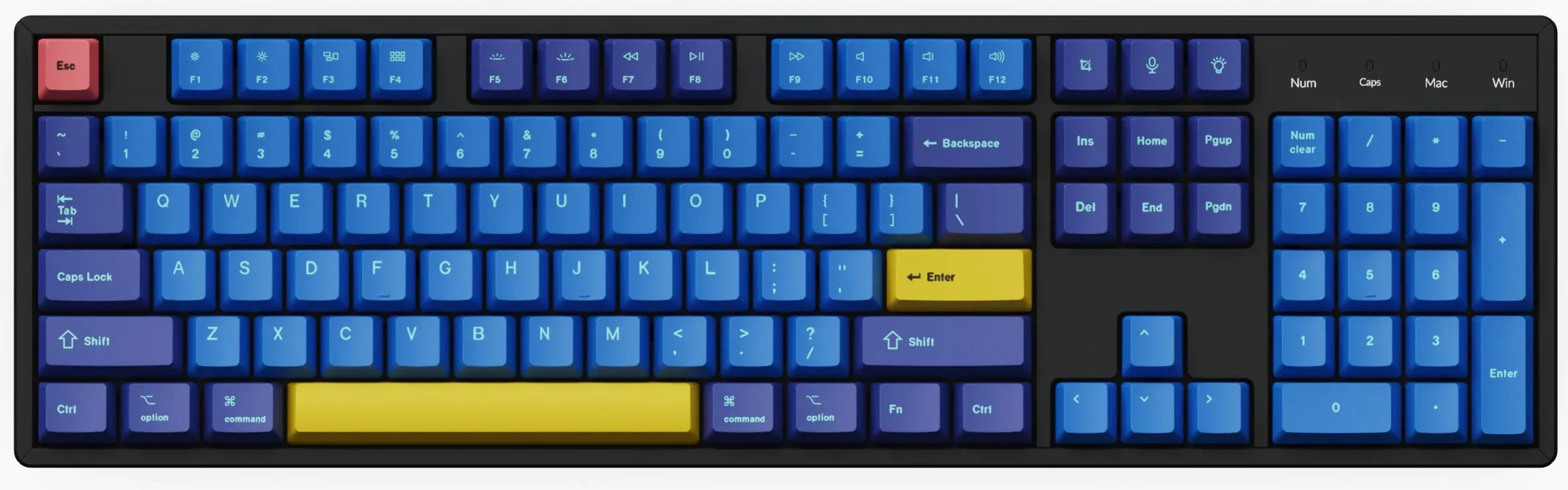 Keychron Beach 133 Key OEM Profile Dye Sub PBT MKKMCFTYX9 |62698|