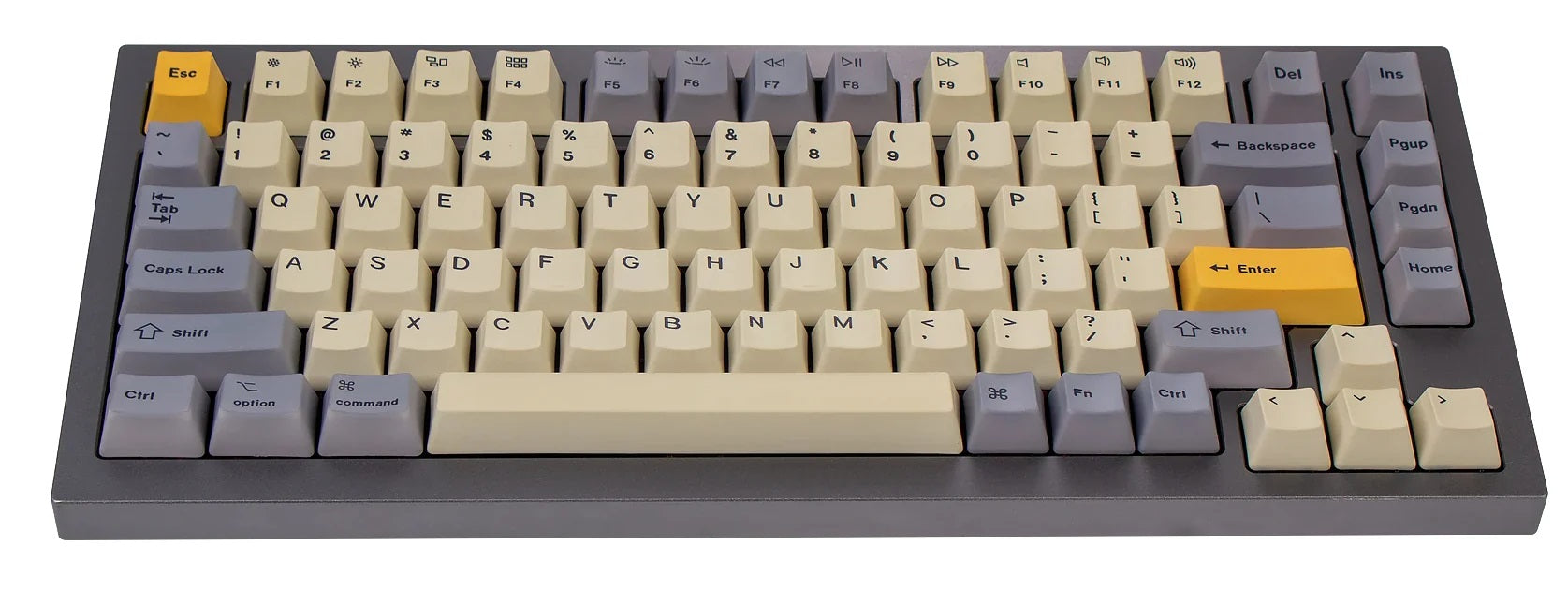 Keychron Wheat / Grey 133 Key OEM Profile Dye Sub PBT MKMEB4UXQW |62706|