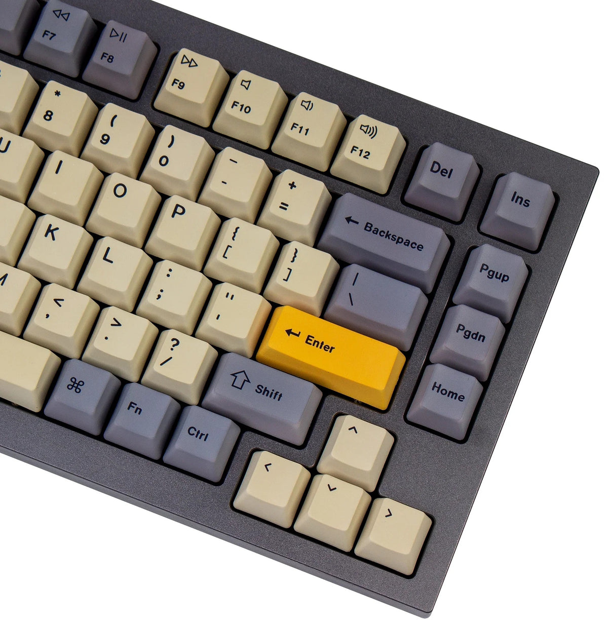 Keychron Wheat / Grey 133 Key OEM Profile Dye Sub PBT Keycap Set