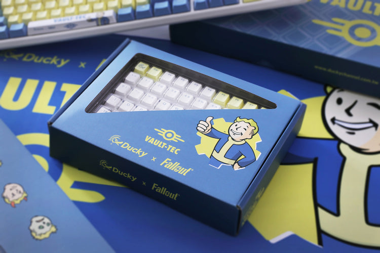 Ducky x Bethesda Fallout 132 Key Cherry Profile Dye Sub PBT Keycap Set MKSHBYIF16 |68572|