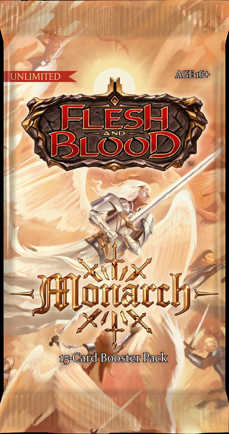 Flesh & Blood TCG Monarch Booster Pack (Unlimited Edition) MKI8KINUSK |0|