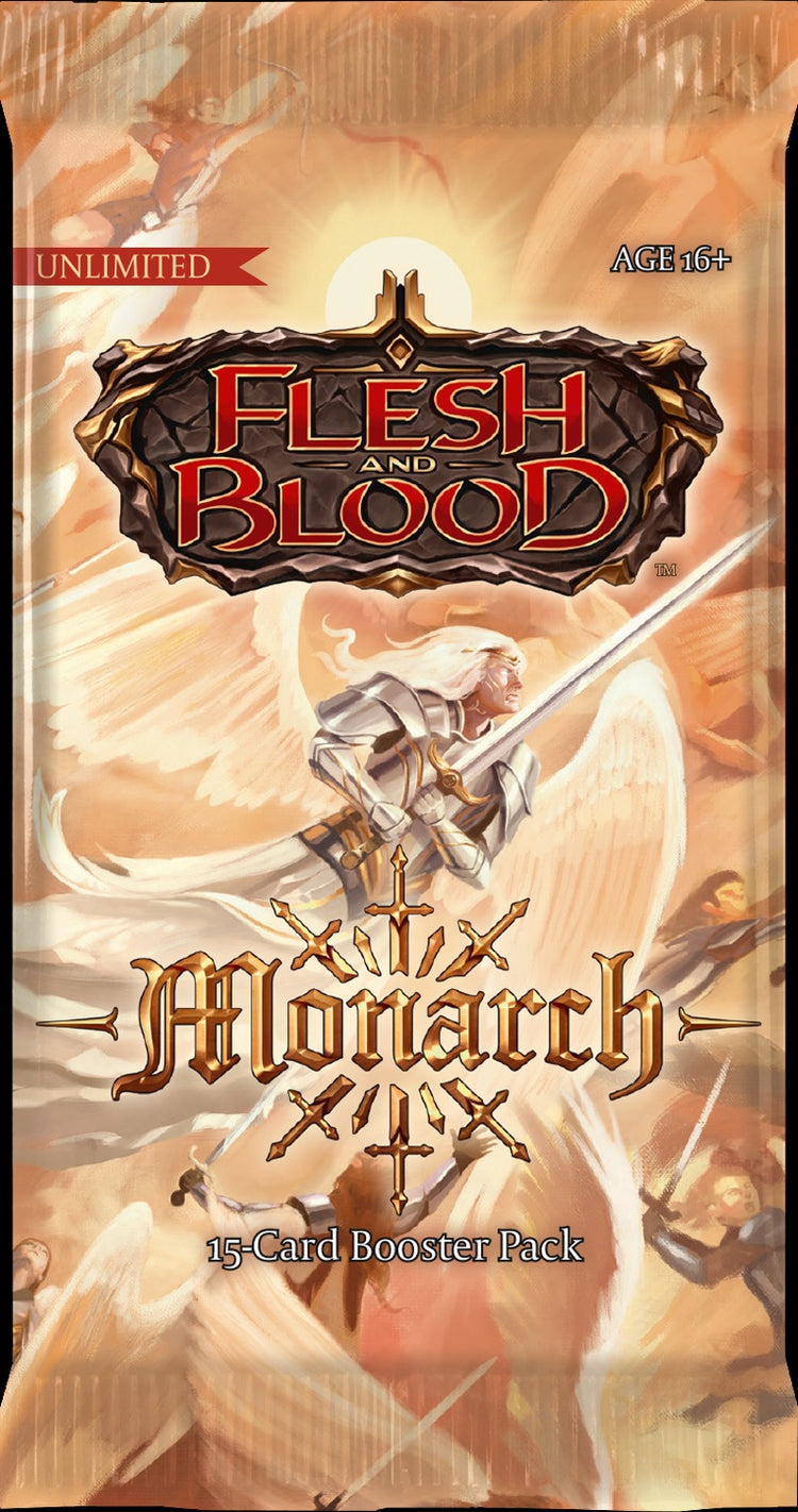 Flesh & Blood TCG Monarch Booster Pack (Unlimited Edition) MKI8KINUSK |0|