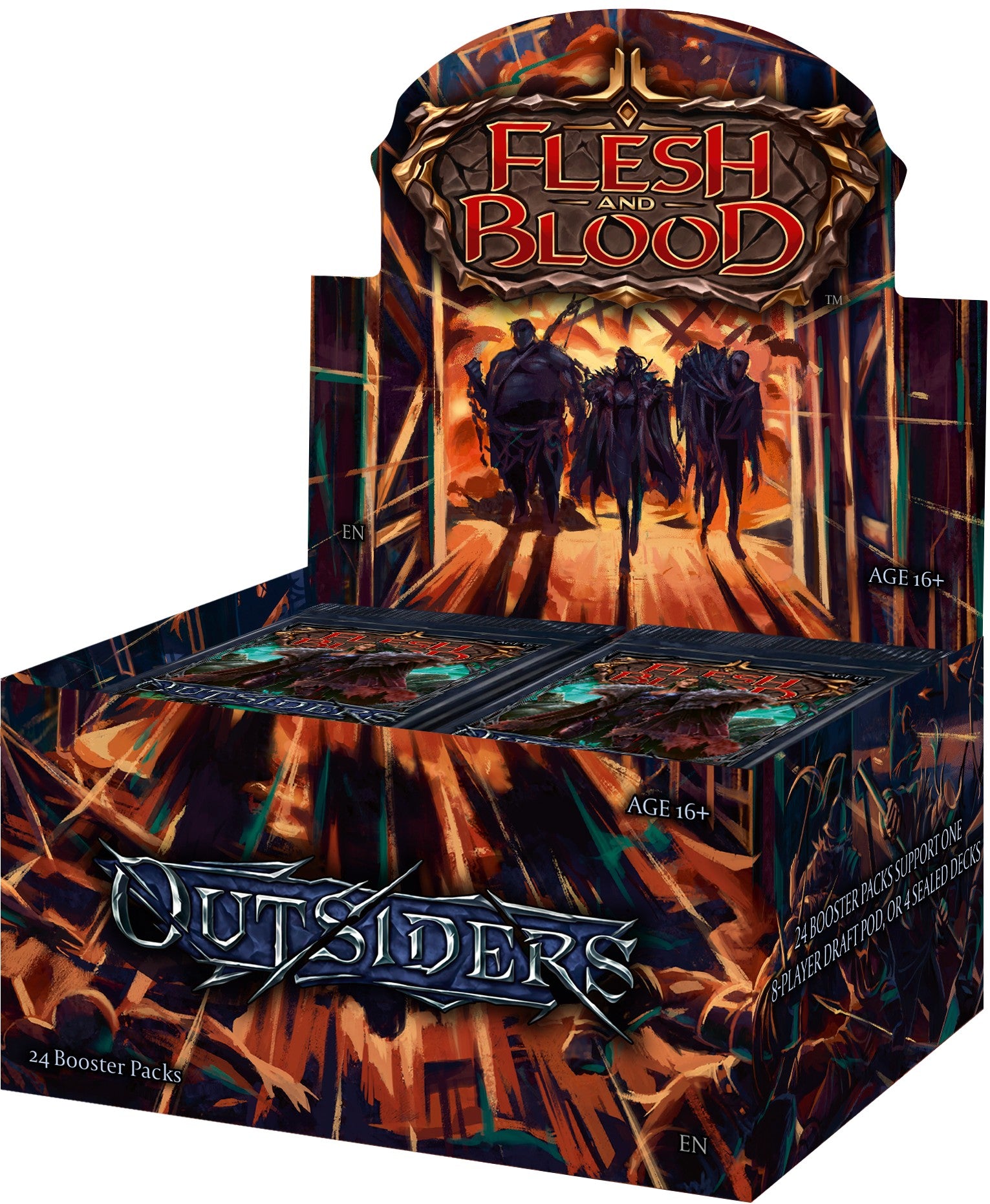 Flesh and Blood TCG Outsiders Booster Box Flesh and Blood TCG Outsiders Booster Box