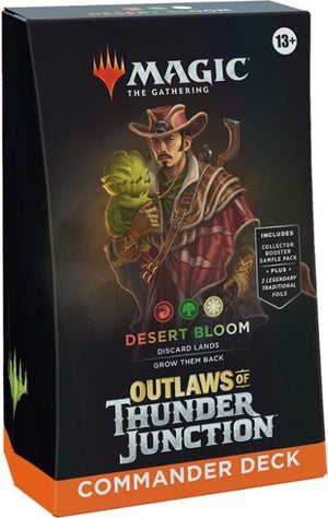 Magic : The Gathering - Outlaws of Thunder Junction Commander Deck - Desert Bloom MKIQYTXS7G |0|